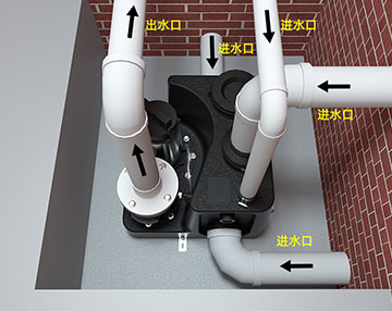 进出水口示意 油水分离设备工程案例